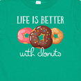 thumbnail image 4 of Inktastic Life is Better with Donuts Boys or Girls Baby T-Shirt, 4 of 5
