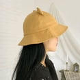 thumbnail image 4 of Sombrero de pescador de ala ancha con forma de rana, de 56 a 58 cm de circunferencia, informal, protector solar, 4 of 6