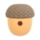 thumbnail image 2 of Pelota de juguete para perros, dispensador de comida, juguete masticable portátil para perros, juguete interactivo de comida para gris con amarillo, 2 of 9