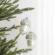 thumbnail image 2 of 2pcs Silver Acorns Christmas Tree Ornaments Glass Decorations Acorns Christmas Pendant New Year Home 2024 Noel, 2 of 5