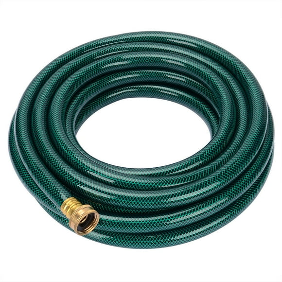 Garden Water Hose 100FT/50FT/25FT (Feet) with Solid Brass Connector, Heavy Duty Durable Water Hose Suitable for Household or Professional Watering Needs
