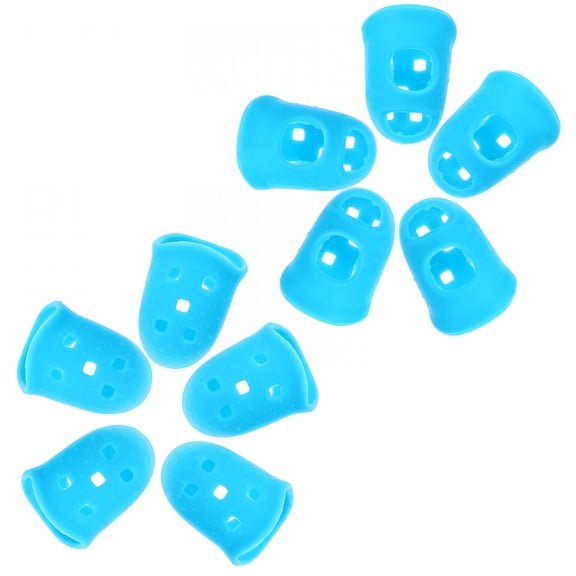 BESTSKY 10 Pcs Kids Guitar Fingertip Protector Sleeves Protectors Players Ukulele Child