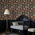 thumbnail image 2 of Rustic Peel and Stick Wallpaper Stormy Desert Night Art featuring Skulls Hats Wall Mural 17.7in x 9.8ft Self Adhesive Removable Wall Paper Renter Friendly Wallpaper for Boys Bedroom Men Cave, 2 of 8