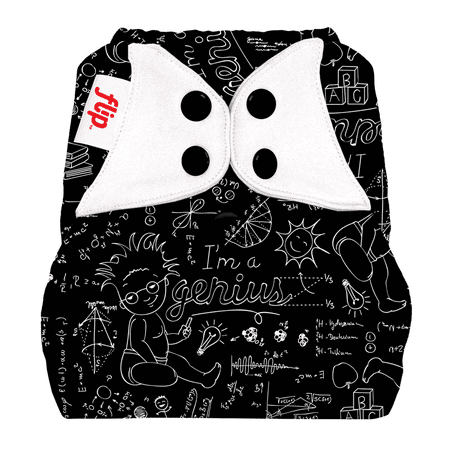 - Flip Cloth Diaper Cover - Snap - One Size - Albert (fits babies 8-35 lbs)
