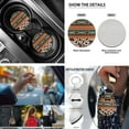 thumbnail image 5 of Jeiento Southwest Aztec Car Seat Covers Front Rear Split Bench Full Set Steering Wheel Seat Belt Pads Coasters Armrest Pad Keychain Cow Print Chapstick Holder, 13 PCS Automobile Interior Sets, 5 of 8