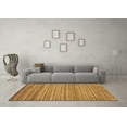 thumbnail image 3 of Ahgly Company Indoor Round Abstract Brown Modern Area Rugs, 7' Round, 3 of 4