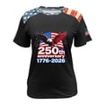 thumbnail image 4 of idosla 250 Anniversary USA Shirt Women 250th Anniversary USA Shirt Patriotic American Flag Eagle Tops 1776-2026 Tshirt Gifts (Red, 4XL), 4 of 6