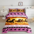 thumbnail image 2 of Castle Fairy Adults Farm Horse Full Size Comforter Sets,Boho Tribal Aztec Bedding Sets, 2 of 6
