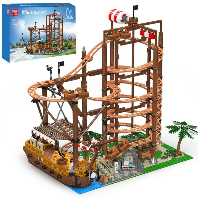 Set de construcción Mould King 11013 Roller Coaster Amusement Park