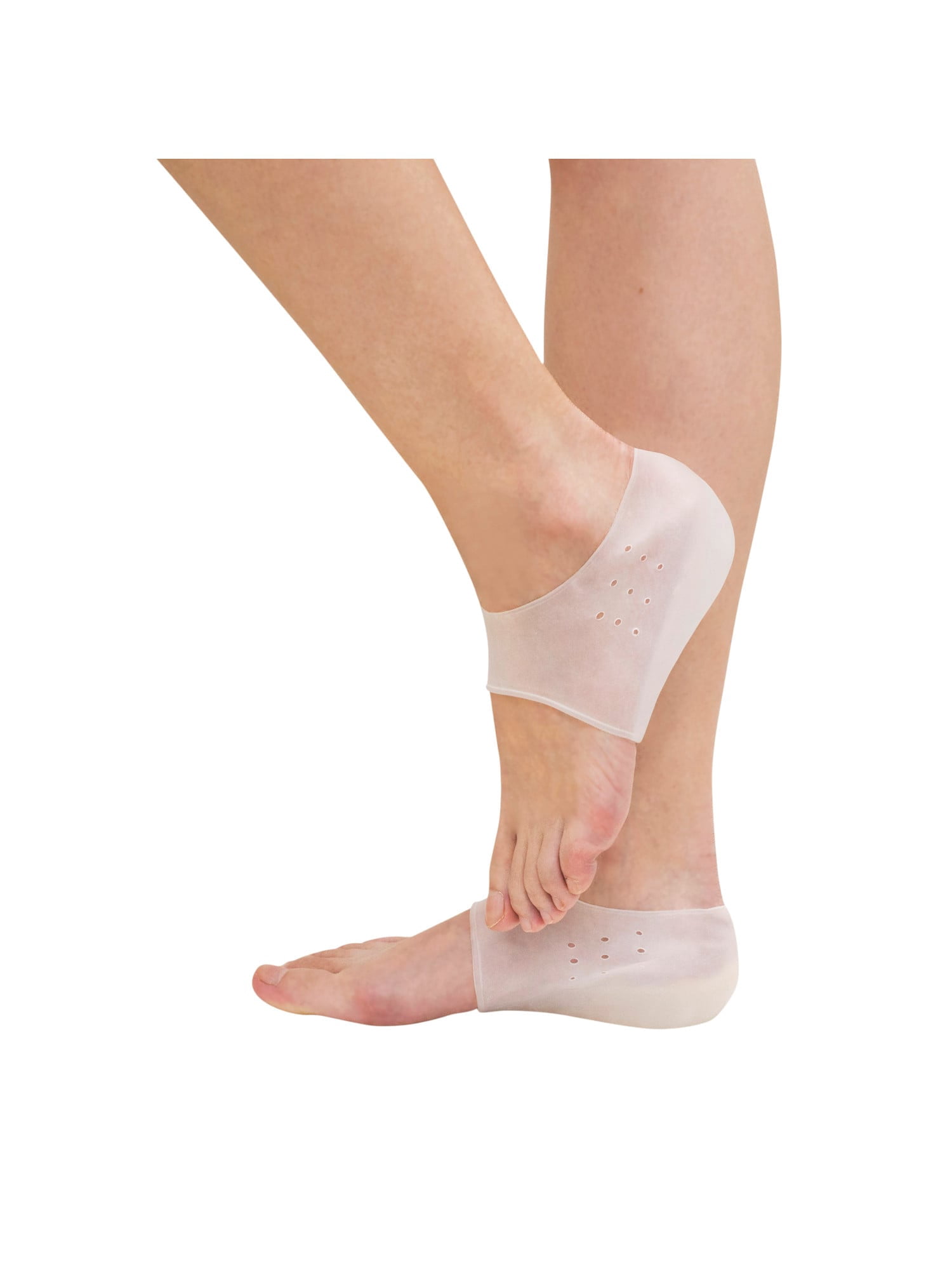 Shoe Lifts, Clear Padded Silicone Concealed Height Enhancers, 1 Pair
