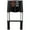 Black#2, variant on 12.5FT Telescopic Ladder Aluminum Ladder with Non-Slip Feet and Stable Hook, Slow Down Safety Function With Stabilizer Portable Extension Ladder for Household and Outdoor Working, 330lb Capacity Blac