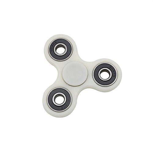 EDC Titanium Hand Tri-Spinner Fidget Focus Autism ADHD For Adults Gift Black