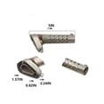 thumbnail image 4 of Iron Motorbike Exhaust Pipe Portable Detachable Replacing Universal Attachment Component Part Modified Upgrading Noise Cancelling Muffler Type 1, 4 of 7