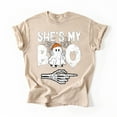 thumbnail image 3 of Shes My Boo Couple Matching Halloween Costumes T-Shirt, Spooky Season T-Shirt, Fullsizes S-5XL Multicolors T-Shirt, 3 of 5
