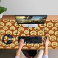 thumbnail image 4 of Long Mouse Pads for Desk,Halloween Pumpkin Silhouette Pattern Desk Mats on Top Of Desks, Desk Mouse Pad Extra Large with 3mm Non-Slip Base and Stitched Edge for Gaming,Office,Work,Home 47.3x23.6in, 4 of 5