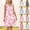 Pink, variant on Gunia Teen Girls Hawaiian Dress Flower Swim Cover Up Sleeveless Tank Dresses Sundress For Holiday Beach Pink Dress For Girls 4-14 Years