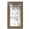 thumbnail image 2 of ArtToFrames 7" x 14" Silver Victorian Emboss Picture Frame, 7x14 inch Silver Wood Poster Frame (WOM-5082), 2 of 7