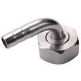thumbnail image 4 of Beer Tap Faucet Shank With 8mm Barber Elbow, Chrome Plate Brass Shank G5/8 For Adjustable Tap Draft, 4 of 5