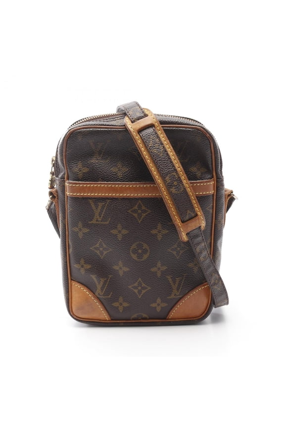 Pre-Owned Louis Vuitton Danube Monogram Shoulder Bag Coated Canvas Leather Women's... (Fair)