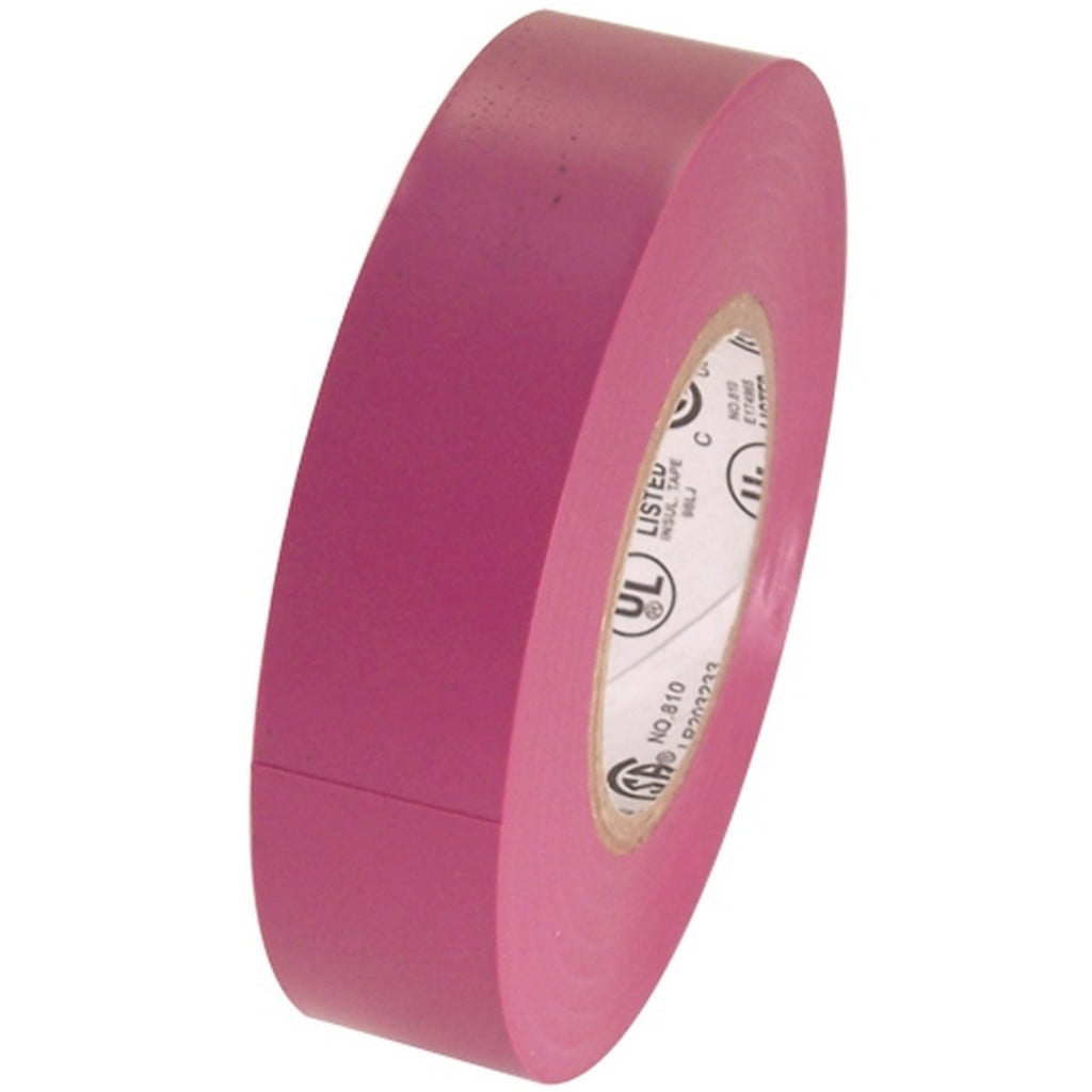 Purple Electrical Tape 3/4 X 66 Ft Roll 7 Mil 