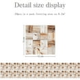 thumbnail image 2 of Peel and Stick Tile 20 Sheet Waterproof Backsplash for Kitchen Tile Stickers Self-Adhesive Floor Tile PVC Wall Tile DIY Tile Decals - Style:Style1;, 2 of 5