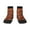 3 Black, variant on Owls And Boo Pattern Quarter Crew Socks,Toe Seamed Ankle Socks,Cotton Cushioned Breathable Athletic Crew Sports Socks