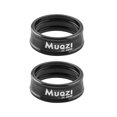 thumbnail image 4 of 2 anillos de fijación para manillar de bicicleta, anillos de bloqueo para manillar de bicicleta fáciles de instalar, piezas de componentes de biciclet Negro 254 mm, 4 of 8