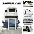 thumbnail image 3 of FORMRS Mini Backpack Purse for Women Quilted Travel Daypack Casual Shoulder Bag, Watercolor Mountains, 3 of 7