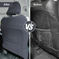 thumbnail image 6 of Eurhowing Universal Car Seat Covers, Non-Slip Front Car Seat Covers Set of 2, Breathable Jacquard Auto Seat Protectors for Cars SUV Sedan Truck, Dark Gray, 6 of 8