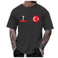thumbnail image 1 of Pack De Playeras Para Hombre, Conjunto De Dos Piezas De Camiseta Y Pantalones Cortos De Manga Corta Con Estampado Para Hombre, Camisa Estampada Y Pantalón Corto., 1 of 4