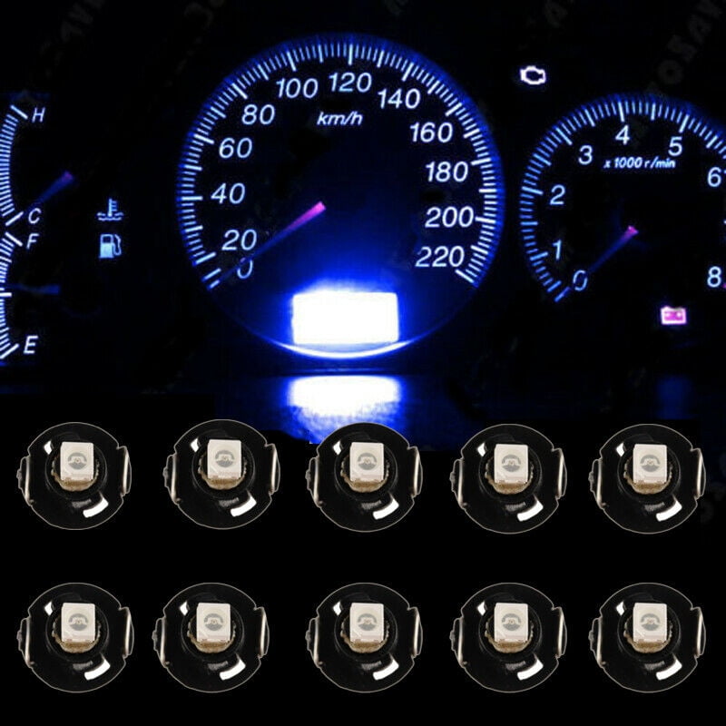 10*Car Instrument LED Cluster Dash Panel Climate Light Bulbs Accessories Blue 