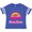 Football Blue and White, variant on Summer Enjoy the Sunshine Santa Monica California in Pink Boys or Girls Toddler T-Shirt
