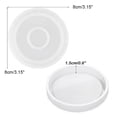 thumbnail image 3 of 4 Pack Round Silicone Coaster Molds,Clear Epoxy Molds for Casting with Resin,Concrete,Cement and Polymer Clay, 3 of 6