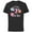 Black, variant on Disney Minnie Mouse Pastel Flowers New Year New Me - Short Sleeve Cotton T-Shirt for Adults - Customized-Black