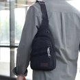 thumbnail image 3 of Admvng Crossbody Daypack for Men Slim Chest Backpack Man Purse Small Shoulder Bag for Travel Hiking, 3 of 5