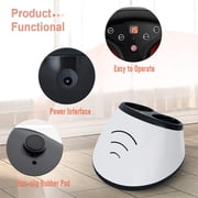 Foot Massager Machine For Foot Circulation Adjustable Intensities with Heat, Deep Kneading, Rolling and Air Compression 15032WH