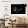 thumbnail image 5 of Elephant Stock Dark Musical Instruments Wall Art - Horizontal Canvas Wall Art - Living Room Wall Decor - Music Canvas - Black And Gray Decor - 51" x 34", 5 of 8