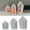 thumbnail image 2 of Yoetaun 3D House Candle Holder Silicone Mold DIYs Cement Gypsum Clay Candlestick Resin Ornaments Molds Home Decorations, 2 of 9