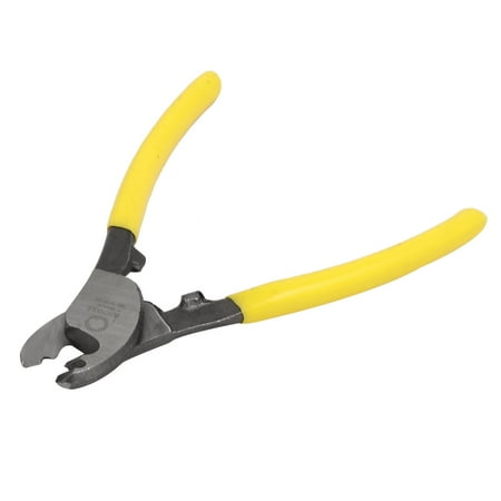 Carbon Cutter - 6-inch Length Carbon Steel PVC Coated Grip Curved Jaw Cable Cutting Plier Cutter
