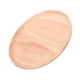 thumbnail image 1 of Plato de madera de caucho, plato de cena de madera de caucho, plato para servir comida, bandeja de fruta, rendimiento confiable Jadeshay A, 1 of 8
