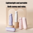 thumbnail image 3 of RVOV Ultralight Compact Mini Umbrella with Case, Portable Travel Umbrella for Purse Backpack, Manual Open Close, Rain & Sun Protection for Women Men Kids, 3 of 10