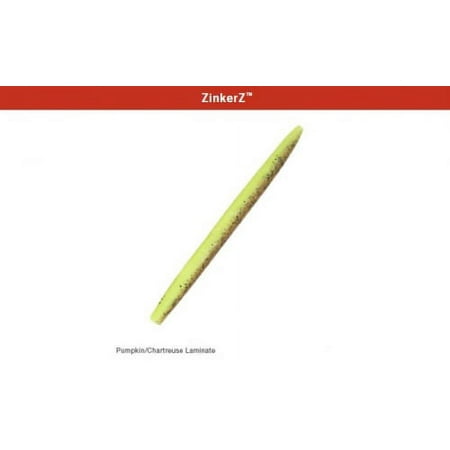 UPC: 0879044002130 | Z Man Zinkerz 5 Pumpkin/Chartreuse 6pk