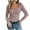 Wine, variant on ​Women Blouses Long Sleeve Square Neck Slim Fit Top, Striped Comfortable Stretchy Fabric Versatile Casual to Semi-Formal Wear & Style