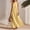 Yellow women's sleeveless maxi dress a1, variant on Uscallm Women's Sleeveless High Neck Maxi Dress Solid Boho Flowy Casual Long Dress for Summer Travel Outfits, Khaki S