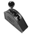 thumbnail image 2 of B&M Auto Trans Shifter 80902 Pro Gate; For Use With GM 4 Speed Automatic Transmissions; Gated Race Shifter; Black Knob Grip; Forward Shift Pattern; Rear Cable Exit; With B&M Logo; Smooth Textured, 2 of 5
