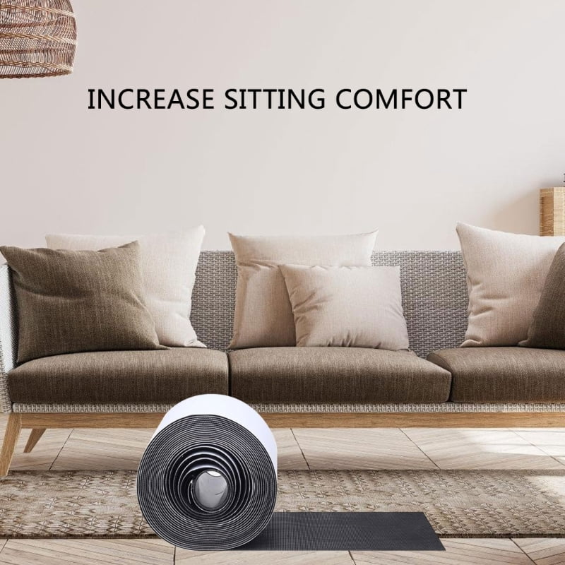 Zecic 4.4Inchx20Feet Cushion Grip Pad Heavy Duty Adhesive Strips Sofa Cushions Tape