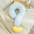 thumbnail image 6 of SPOORYYO Ice Silk Cool Feeling Question Mark Pillow, Office Nap Pillow and Car Neck Support with Cute Designs, 6 of 6