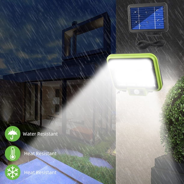 Kuymtek Lámpara solar dividida LED Lámpara de pared impermeable con sensor de movimiento de 3 modos (TG-TY10203)