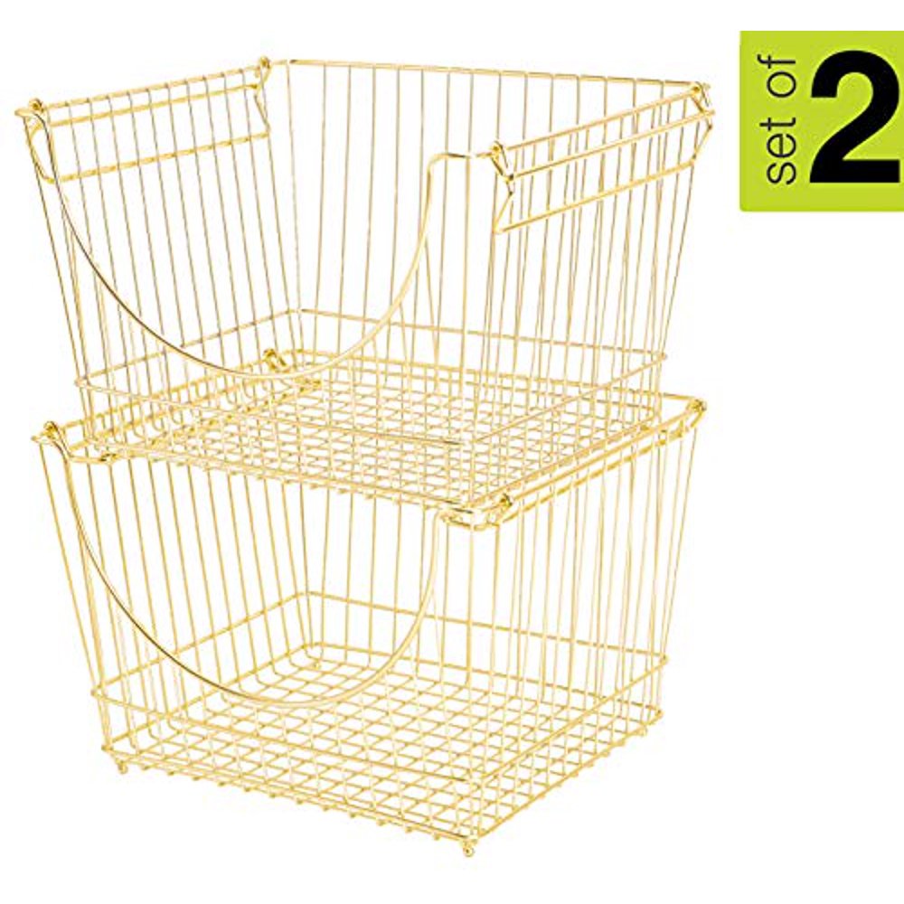 Smart Design Stacking Baskets Organizer - Large (12.63 x 8 ...