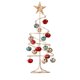 thumbnail image 1 of Árbol de Navidad con gemas en espiral de mesa - Árbol de mesa de metal - Decoración navideña para bodas en el hogar Adepaton CPB-SSW129-5, 1 of 5